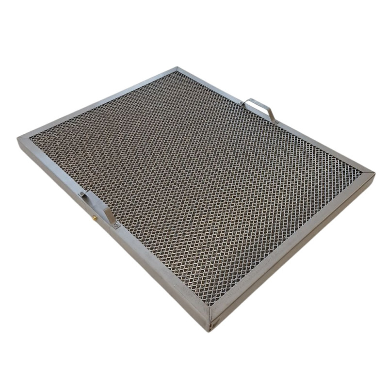 Metall-Fettfilter flach 500x400x25 für Gastro in Edelstahl