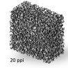 Filtermatte 140 x 140 x 10 mm für Abluftgitter PPI20