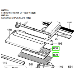 V-ZUG Dunstabzugsfilter Combined Filter DFPQS/SL5+6