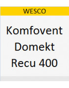 Ersatzfilter für WESCO Komfovent Domekt RECU 400 Komfortlüftung