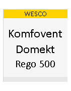 Ersatzfilter für WESCO Komfovent Domekt Rego 500