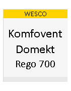 Ersatzfilter für WESCO Komfovent Domekt Rego 700