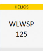 Ersatzfilter für die Helios WLWSP125 Abluftgitter rund