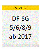 Fettfilter für den V-ZUG -SG 5/6/8/9 ab 2017 Dunstabzug
